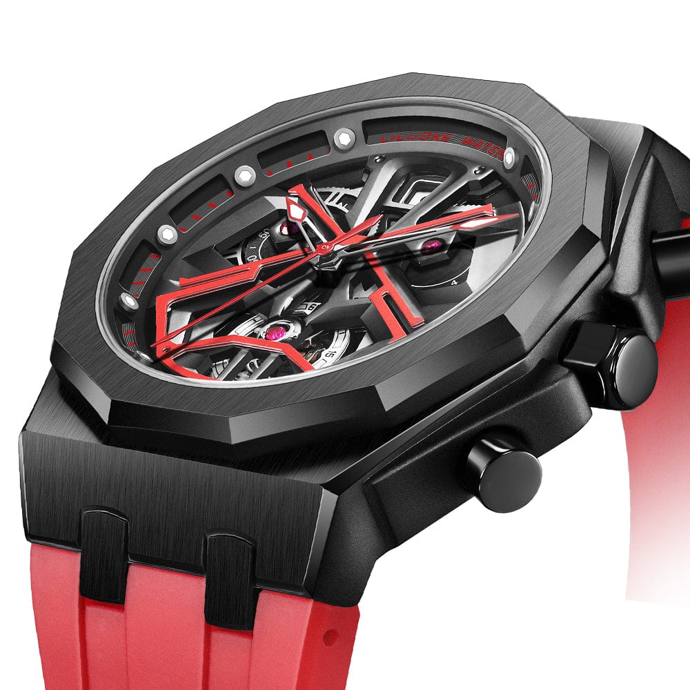 The Voyager Elite - Red (42mm)