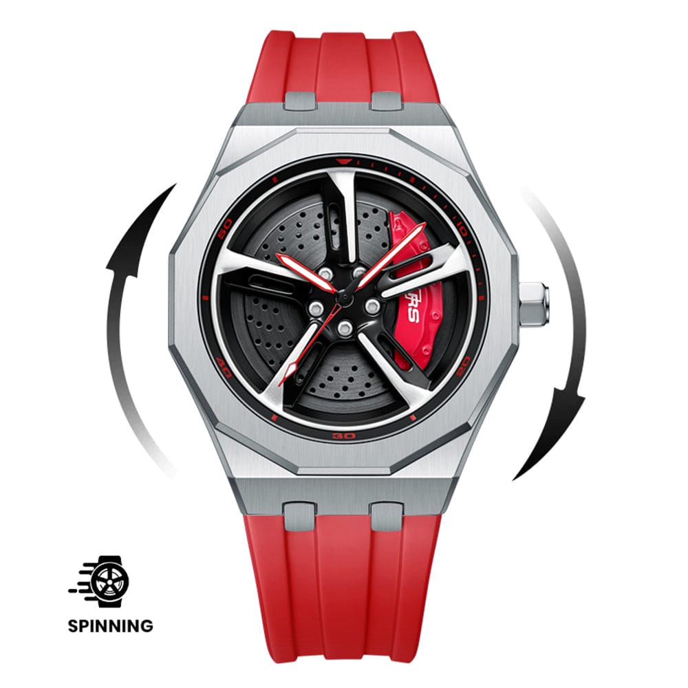 Coupe RS Silicone - Silver - Magnus Watch