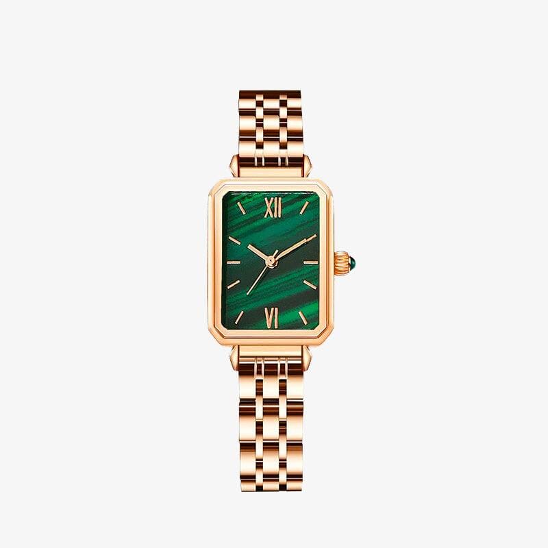 Fluette Steel Green, Rose Gold Color - Magnus Watch